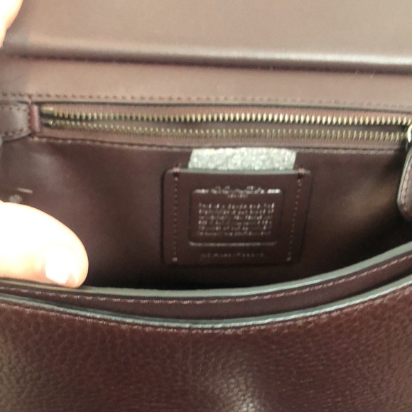 Coach Crossbody- Deep Burgundy - Picture 4 of 6